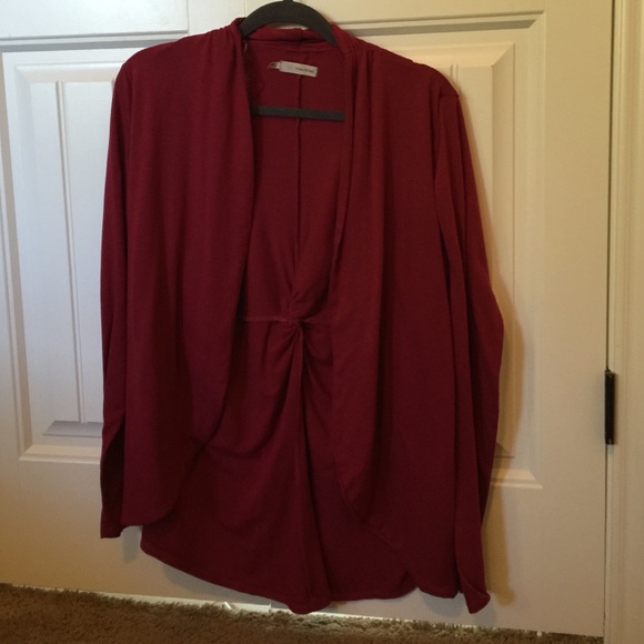 Maurices red cardigan