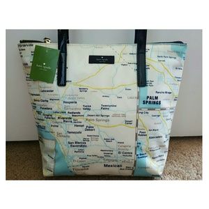 Kate spade off the map tote
