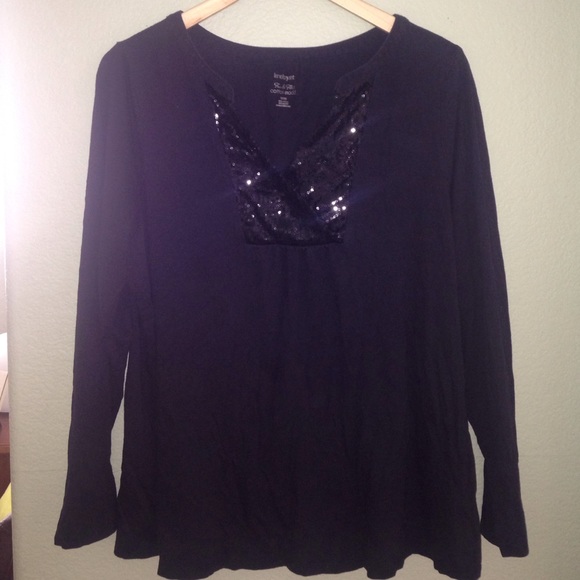 Fun and Flirty Black Shirt