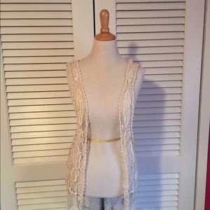 White Lace Cardigan