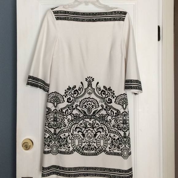 Black and Cream shift dress