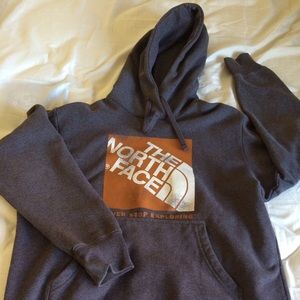 North face thick hoodie