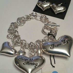 Dream earrings and bracelet