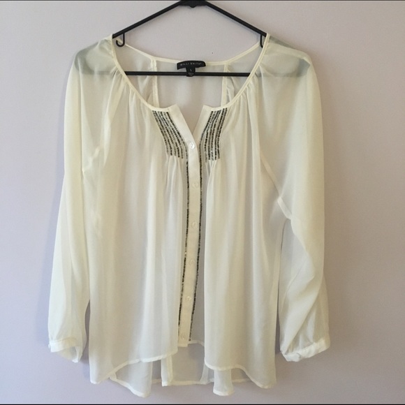 Willi Smith Tops - Willi Smith sheer top size small