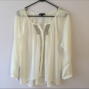 Willi Smith sheer top size small