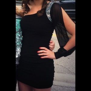 Short black dress
