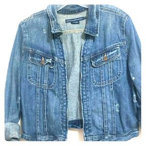 Distressed Polo Blue Label Jean jacket