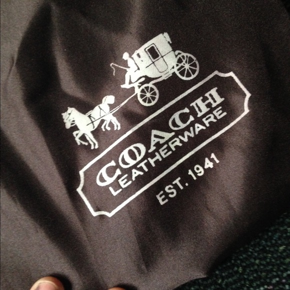Coach dust bag