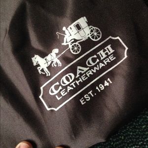 Coach dust bag