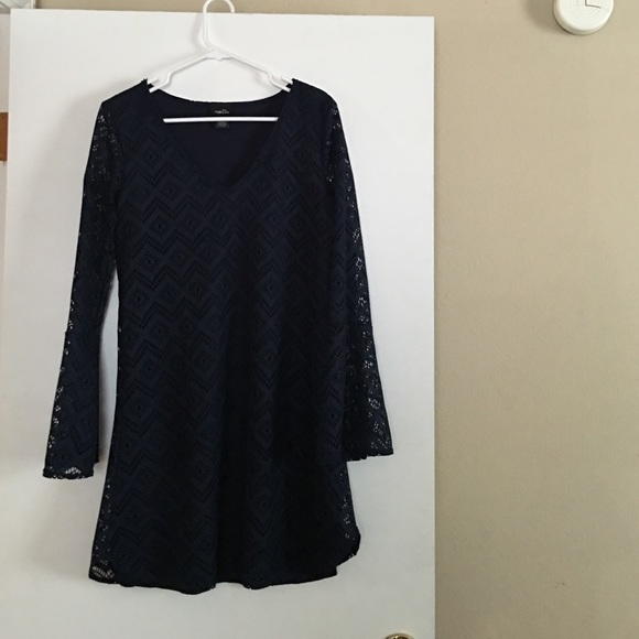 Navy, lace. Rue 21 dress size medium