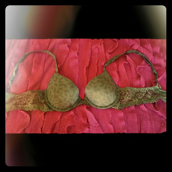 Calvin Klein 32A print & lace bra