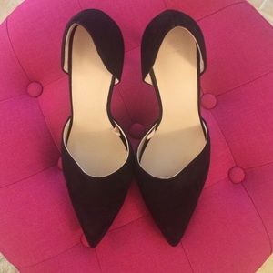 Zara black d'orsay pump