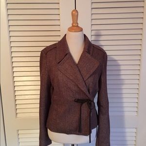 Boston Proper Brown Tweed Jacket - NEVER WORN!