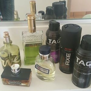 Bundle of men's cologne