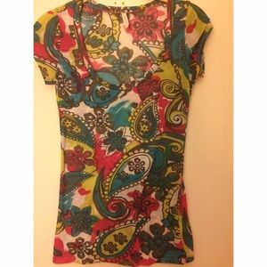 Colourful Paisley top