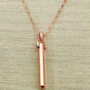 Rose Gold Rebel Pendnt