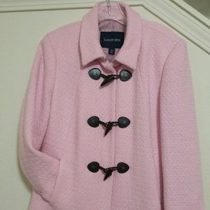 Lands End Toggle Wool Coat