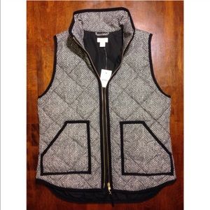 J Crew Herringbone Vest