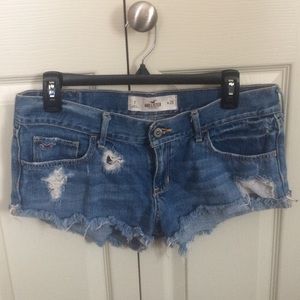 Hollister jean shorts