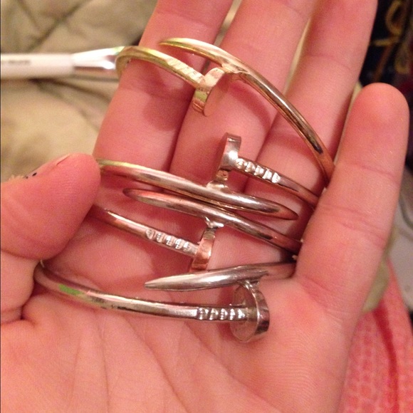 Nasty Gal Jewelry - Silver bangle bundle for Holl