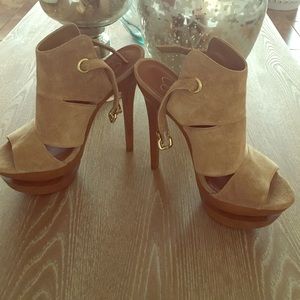Tan suede Jessica Simpson heels 7