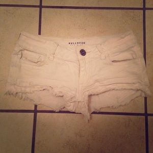 Pacsun Bullhead White Short Shorts - Size 00