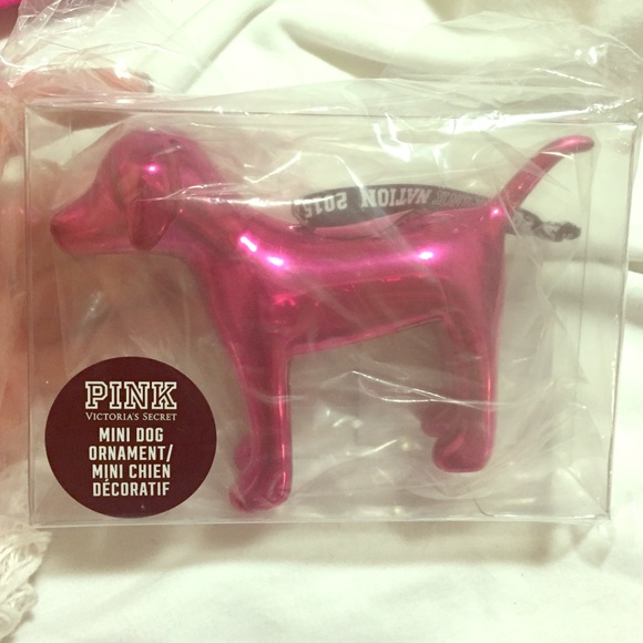 PINK dog ornament