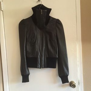French Connection real leather jacket- RESERVED