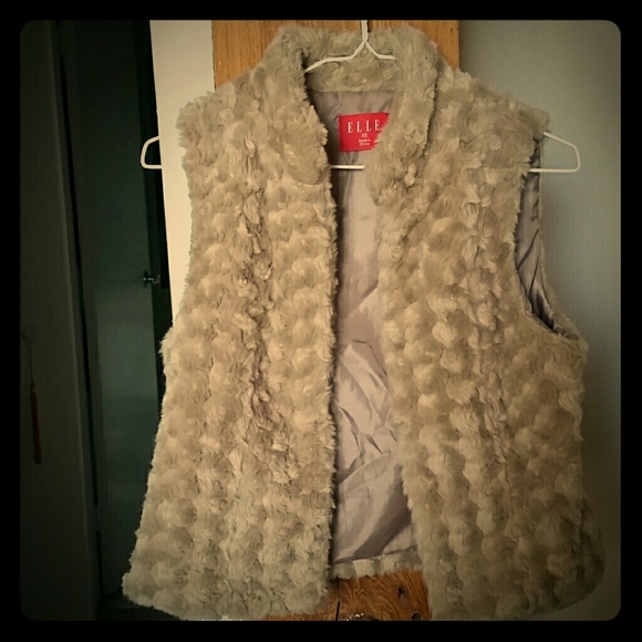Faux fur vest