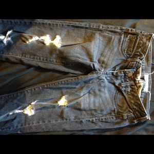 Bullhead Blue Skinny Jeans (Jeggings) - size 0