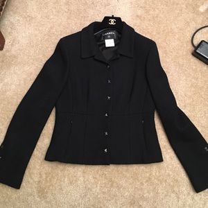 Chanel boucle wool blazer Chanel boucle wool blazer