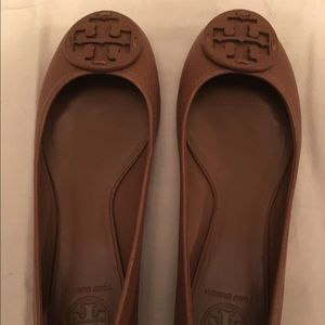 Tan Tory Burch Reva Flats Sz 7.5
