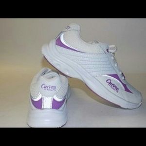 Curves Lightweight Running Fitness Sneakers SZ 6
