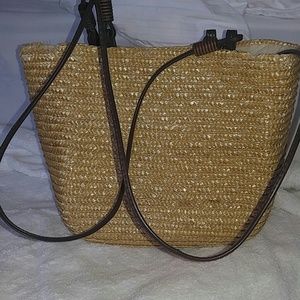 Cute wheat straw bag