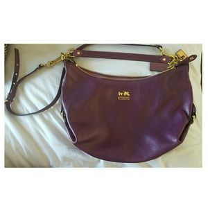 Coach plum purse