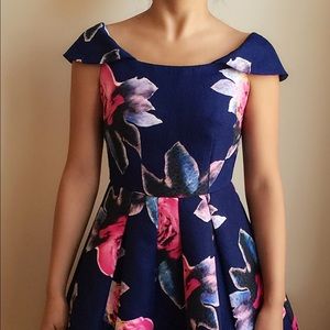Multi color flower dress