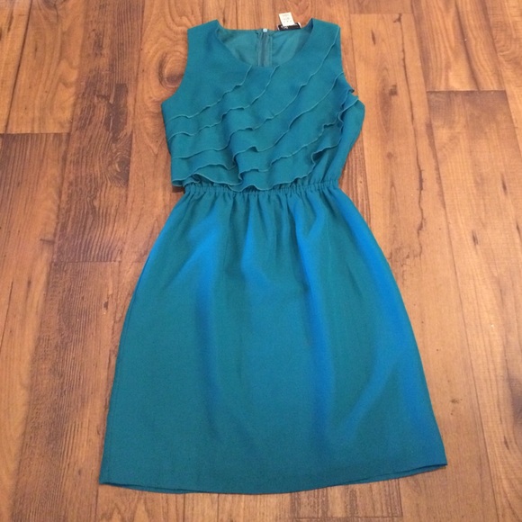 Anthropologie Shumaq Teal Dress