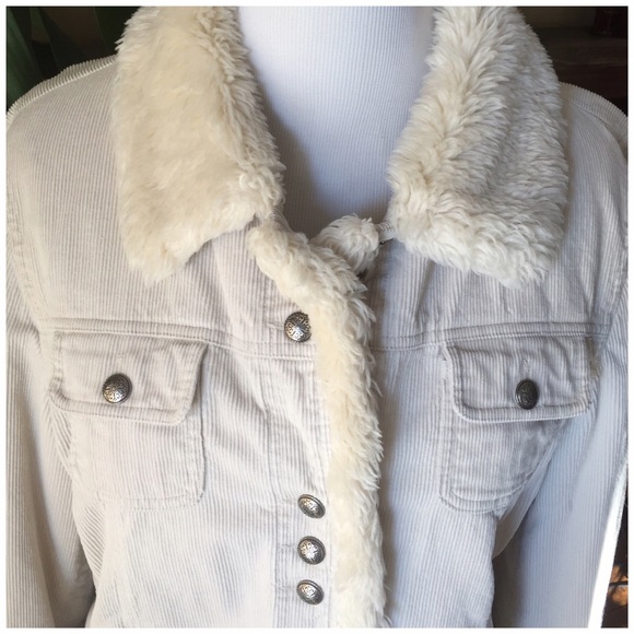 Cream Corduroy Coat