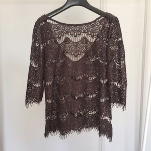 Zara Lace Top with Zip