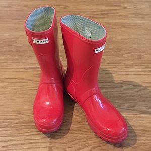 Hunter! Women's Size 7 Short Gloss Rain Boots
