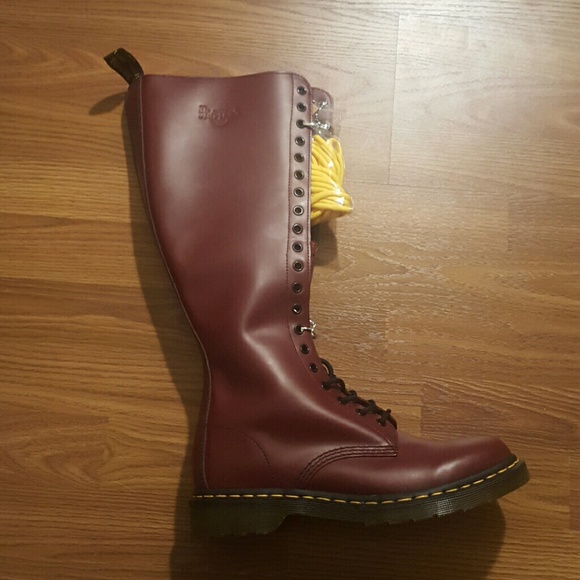 Dr. Marten Cherry Tall Boot Brand New