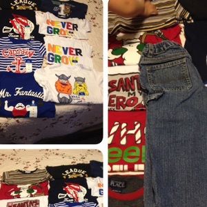 Size 4t boy long sleeves and one pants