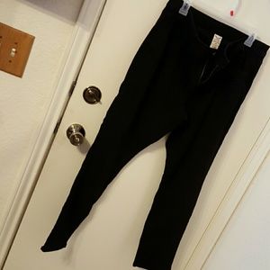 Black, petite, skinny leg jeans