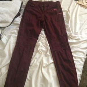 Carmar (LF) Maroon boyfriend jeans