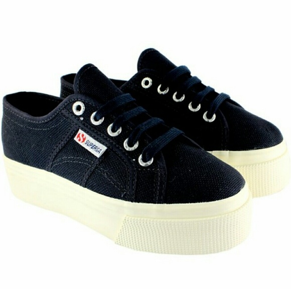 Superga Platform Navy