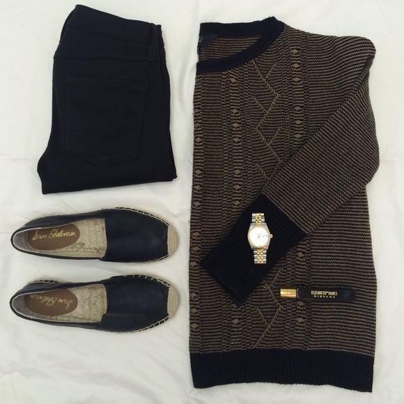 Jack by BB Dakota Black & Gold Sweater