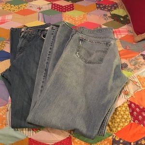 Bundle, two pair men's Levi jeans size 32x32