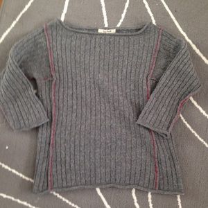 *SALE* free people grey knit size medium sweater