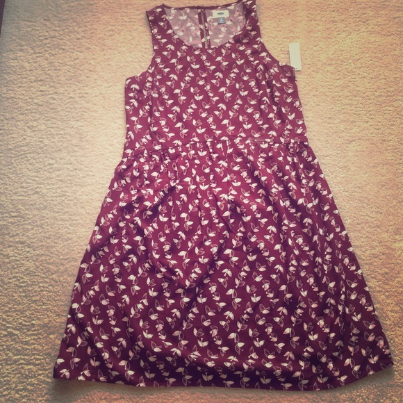 Printed poplin dress