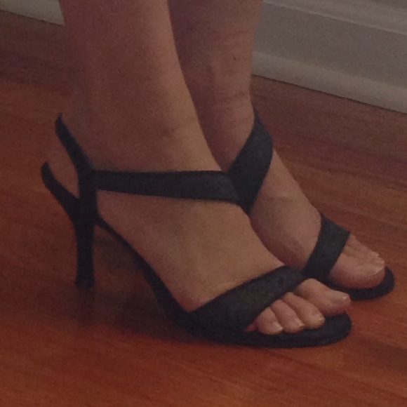 Nina Black Dress Stilettos 8.5
